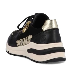 Rieker Sneakers-Women'S Sneaker Low Urban Black-Cream White