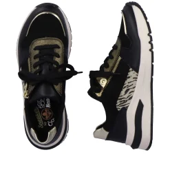 Rieker Sneakers-Women'S Sneaker Low Urban Black-Cream White