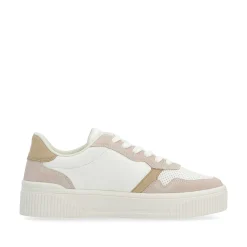 Rieker Sneakers-Women'S Sneaker Low Crystal-White Sand-Beige