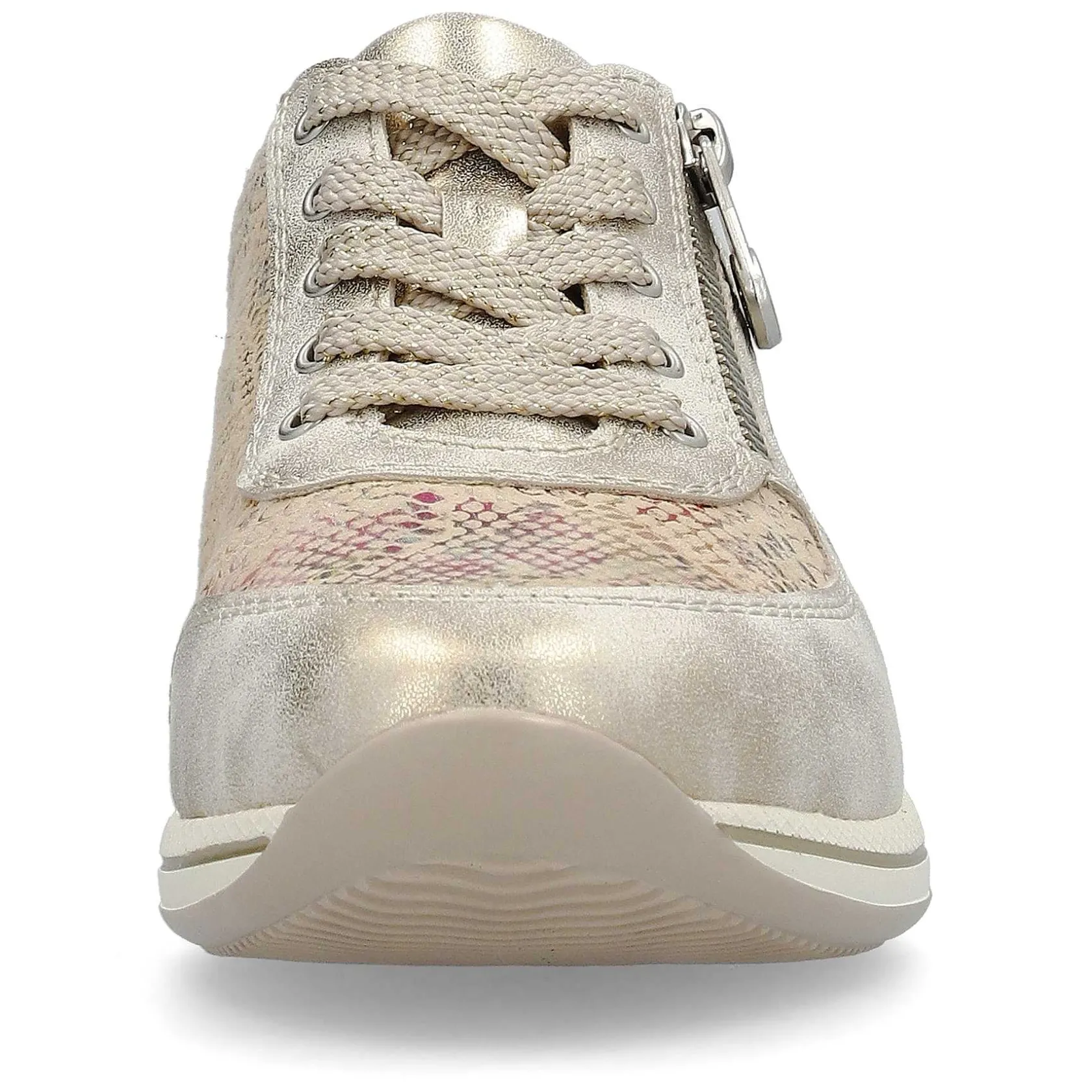 Rieker Sneakers-Women'S Sneaker Low Beige Multi-Metallic