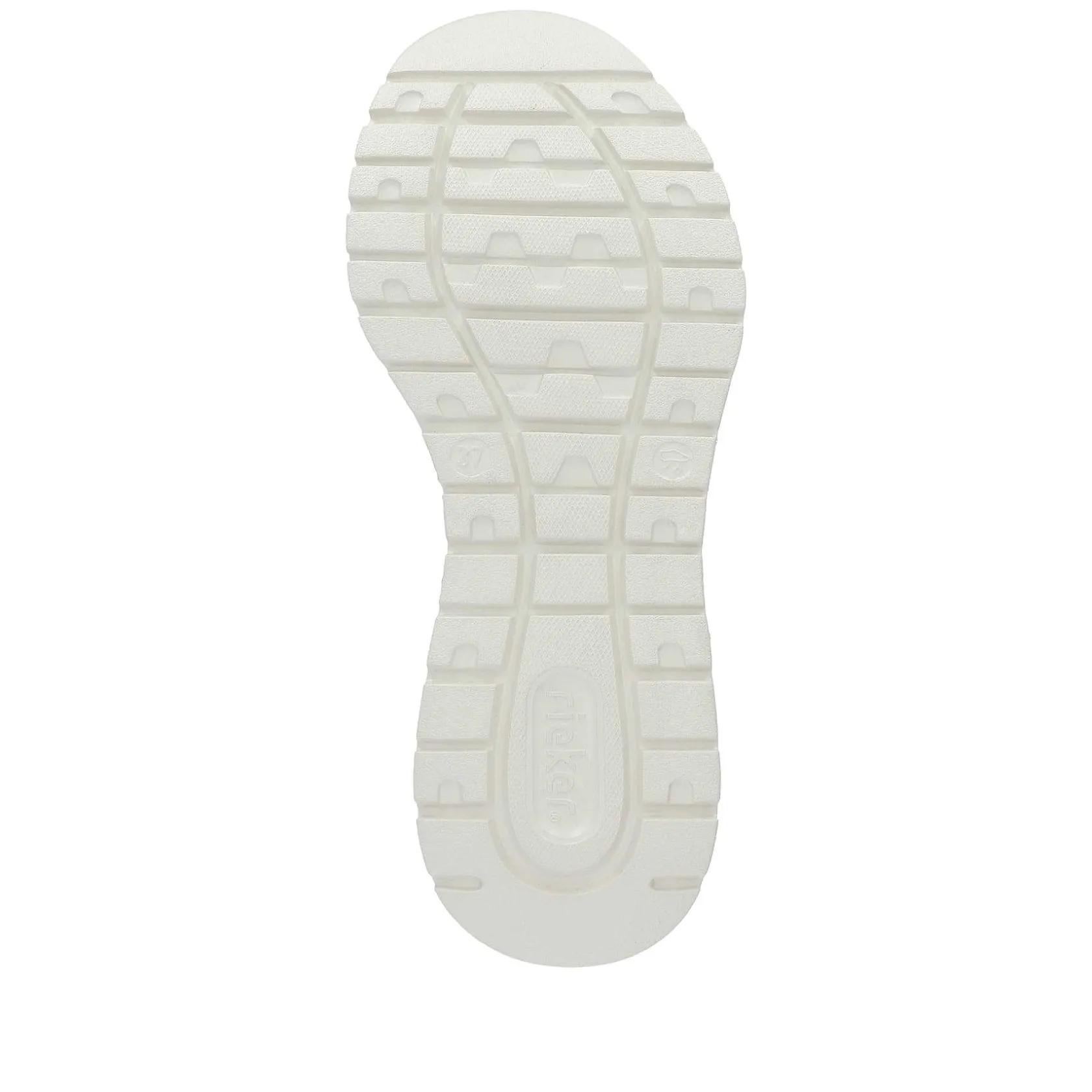 Rieker Colorful Styles-Women'S Sneaker Low Light Beige-Pastel Blue-Pink