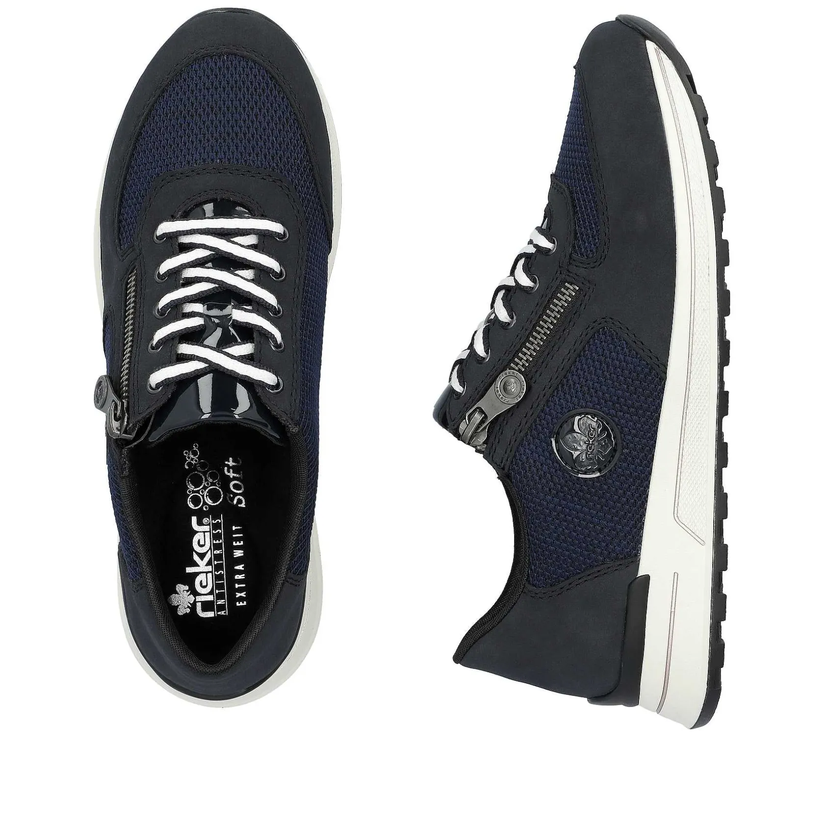 Rieker Sneakers-Women'S Sneaker Low Navy Blue