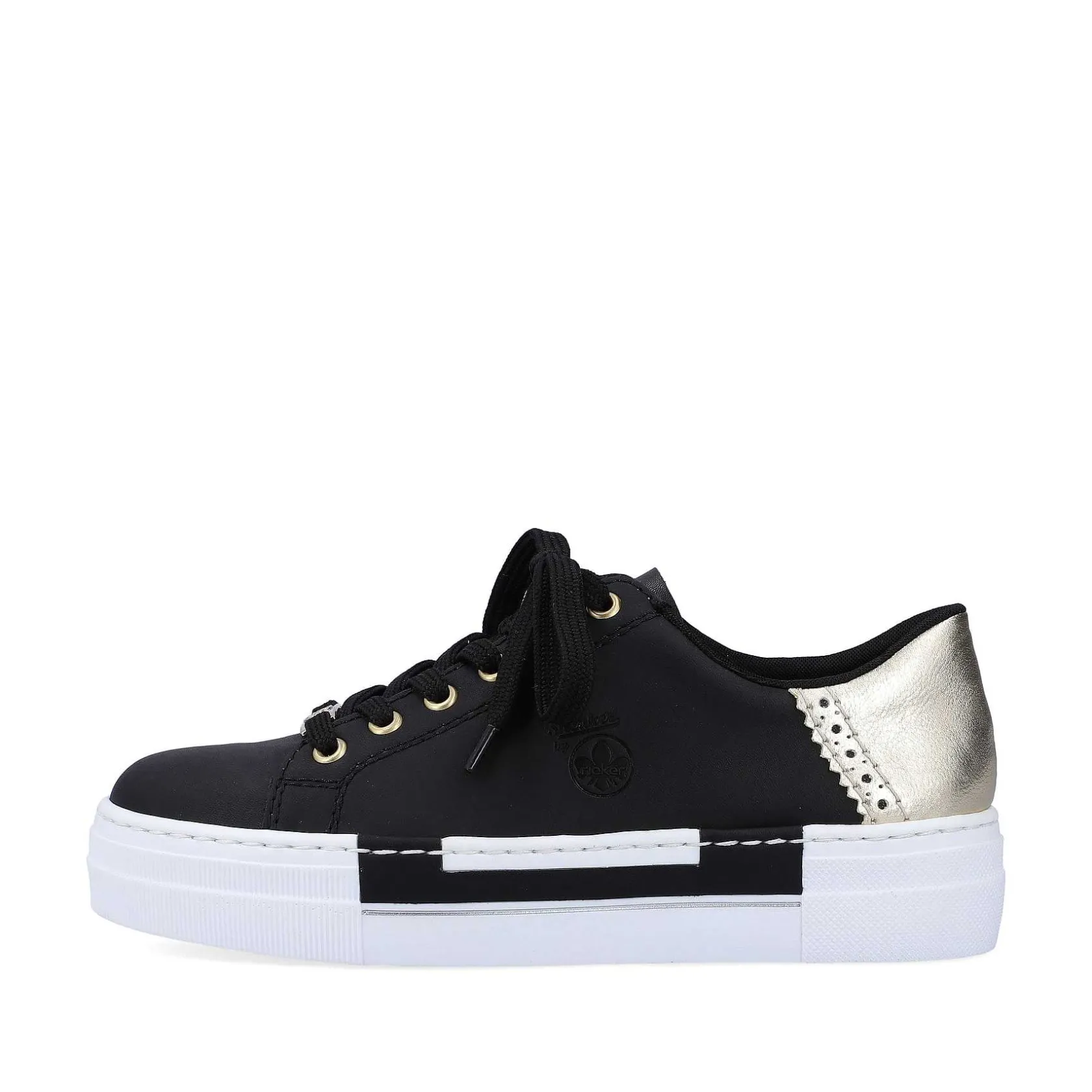 Rieker Sneakers-Women'S Sneaker Low Graphite Black