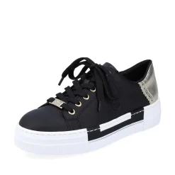 Rieker Sneakers-Women'S Sneaker Low Graphite Black