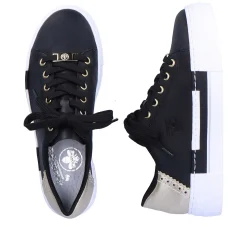 Rieker Sneakers-Women'S Sneaker Low Graphite Black