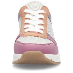 Rieker Colorful Styles-Women'S Sneaker Low Beige-Multicolored