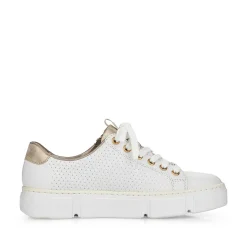 Rieker Sneakers-Women'S Sneaker Low Pearl White