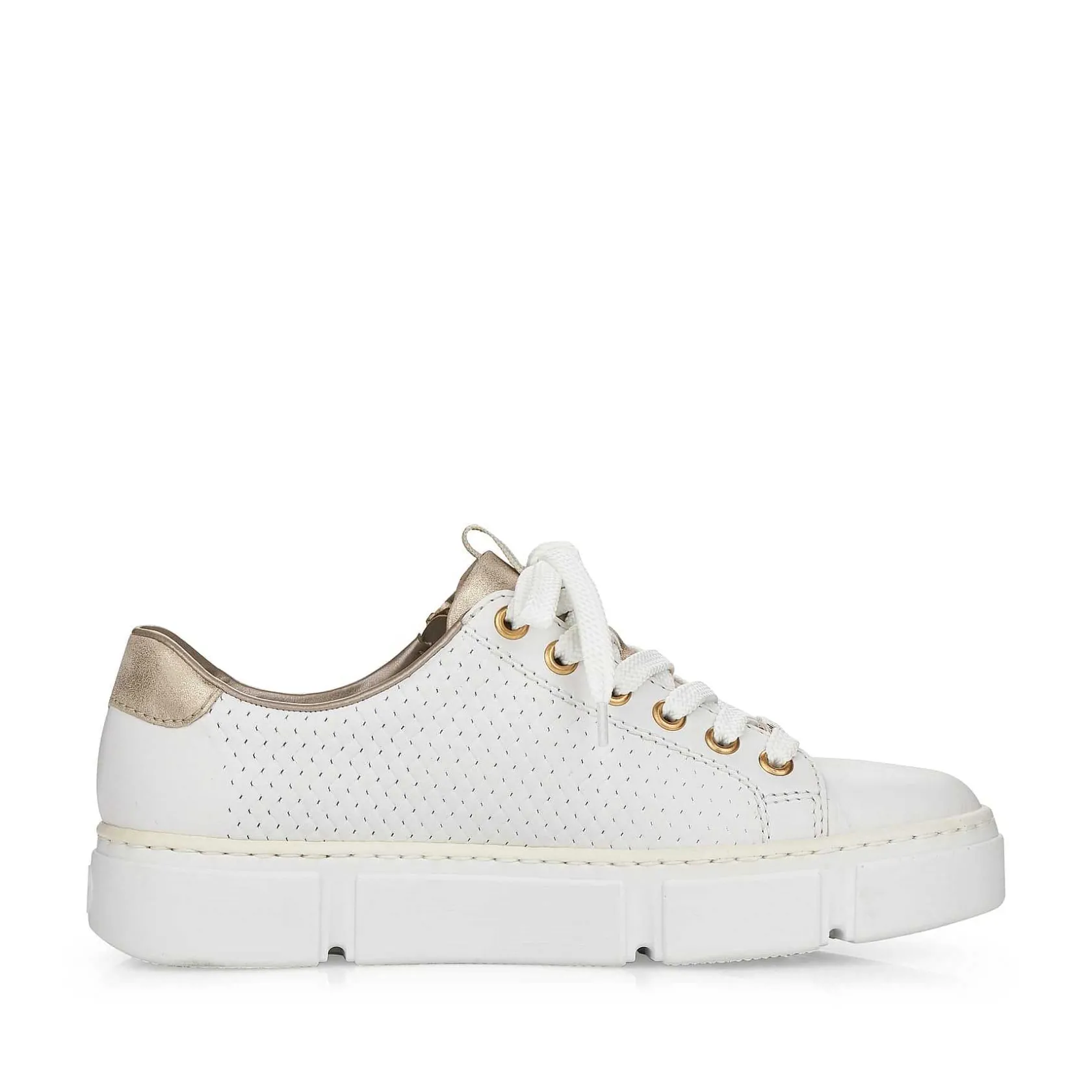 Rieker Sneakers-Women'S Sneaker Low Pearl White