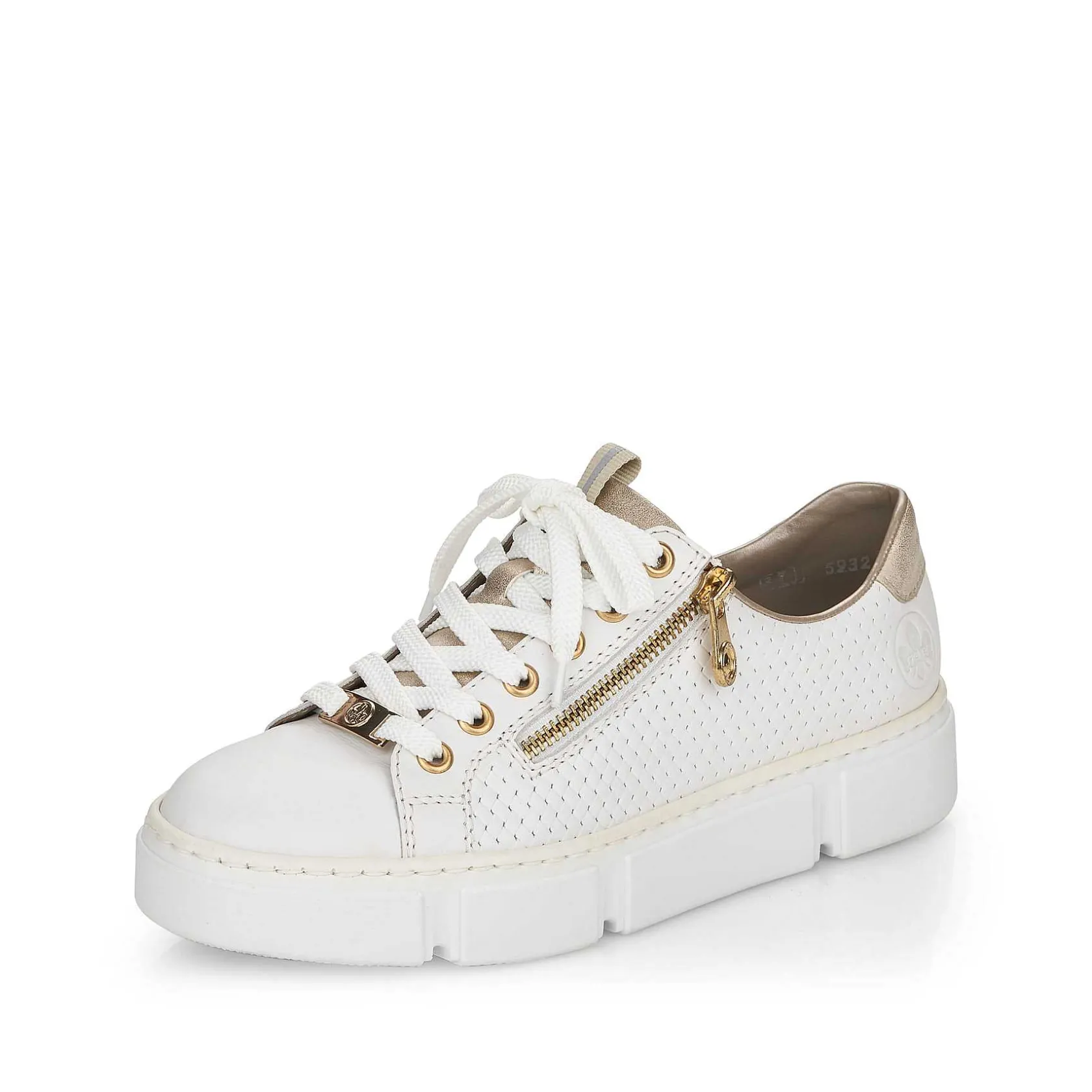 Rieker Sneakers-Women'S Sneaker Low Pearl White