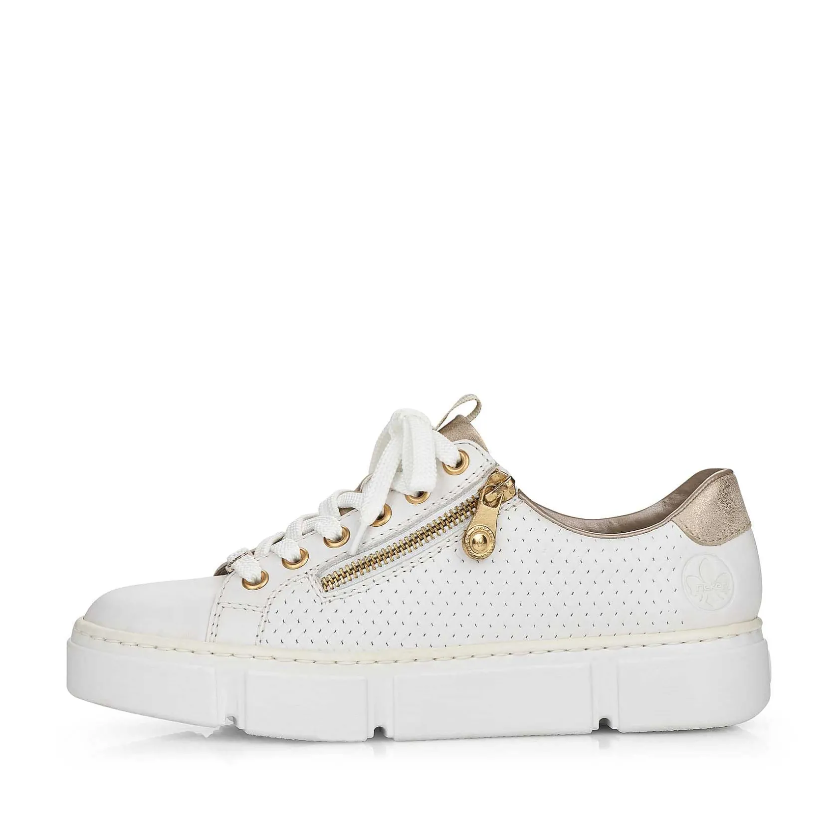 Rieker Sneakers-Women'S Sneaker Low Pearl White