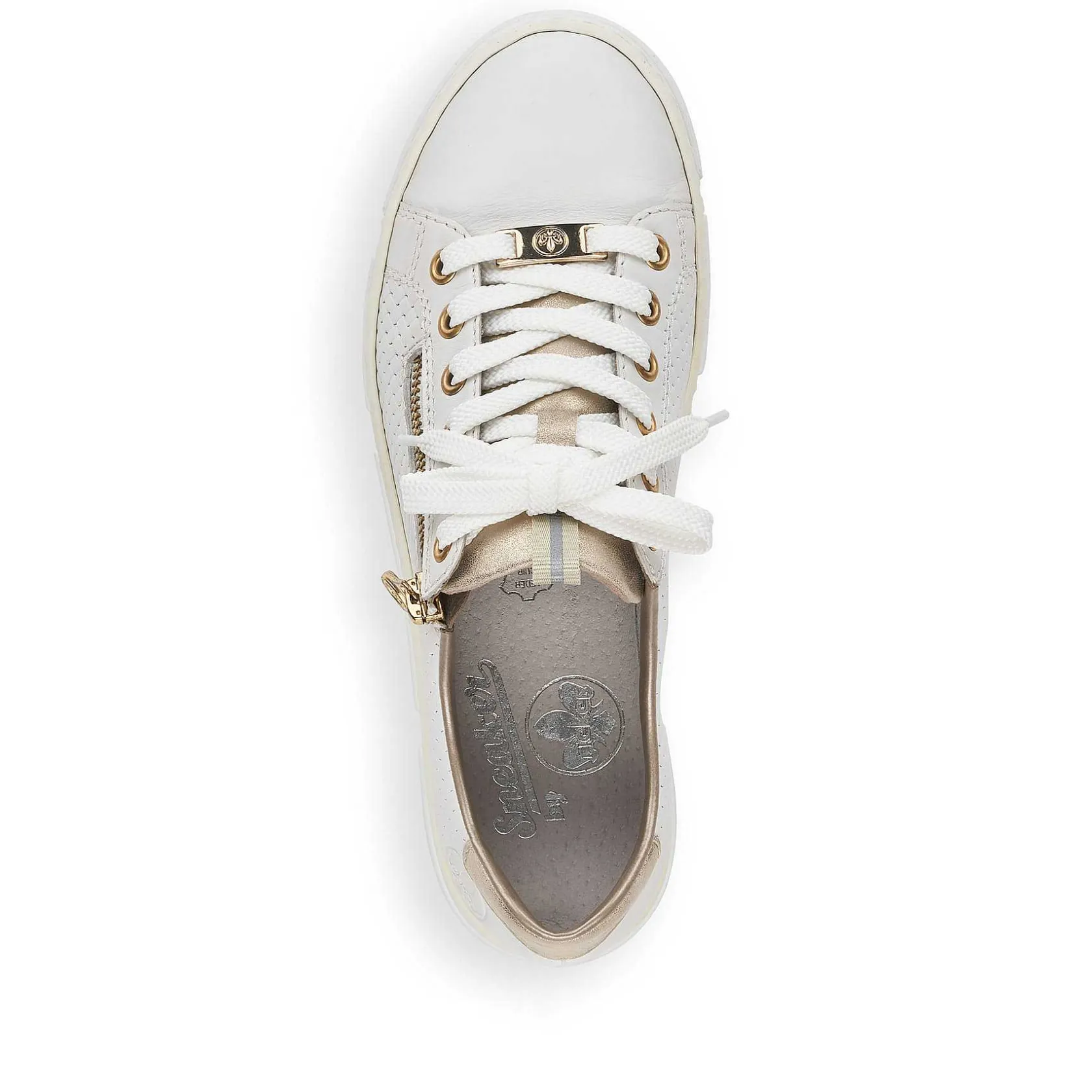Rieker Sneakers-Women'S Sneaker Low Pearl White
