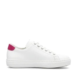 Rieker Summer Shoes-Women'S Sneaker Low Crystal White