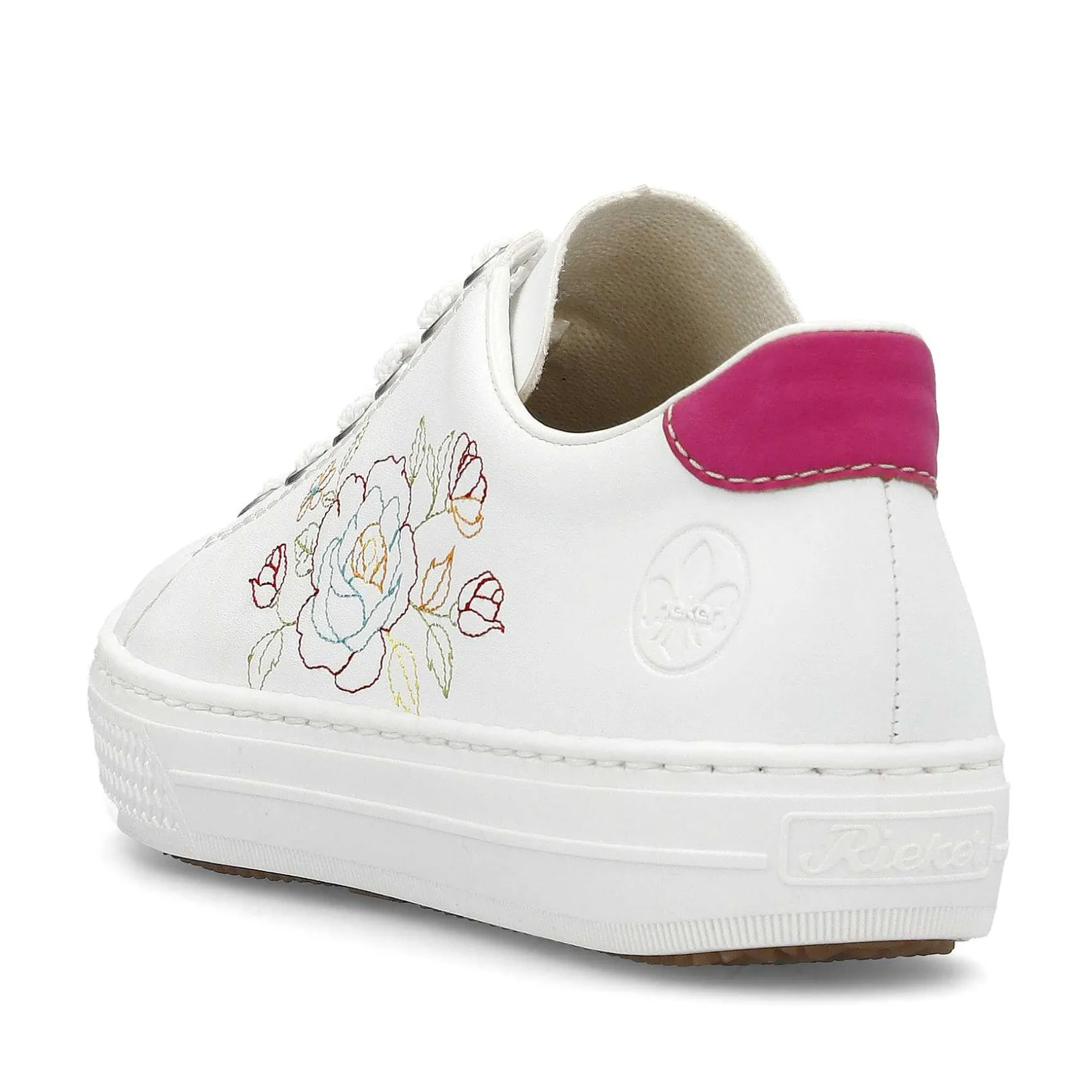 Rieker Summer Shoes-Women'S Sneaker Low Crystal White