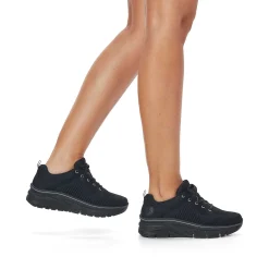 Rieker Sneakers-Women'S Sneaker Low Deep Black
