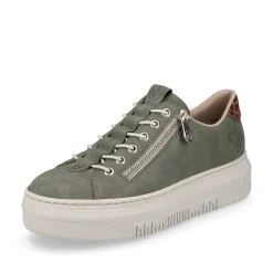 Rieker Sneakers-Women'S Sneaker Low Olive Green