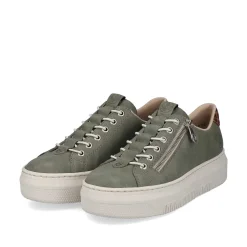 Rieker Sneakers-Women'S Sneaker Low Olive Green