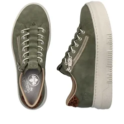 Rieker Sneakers-Women'S Sneaker Low Olive Green