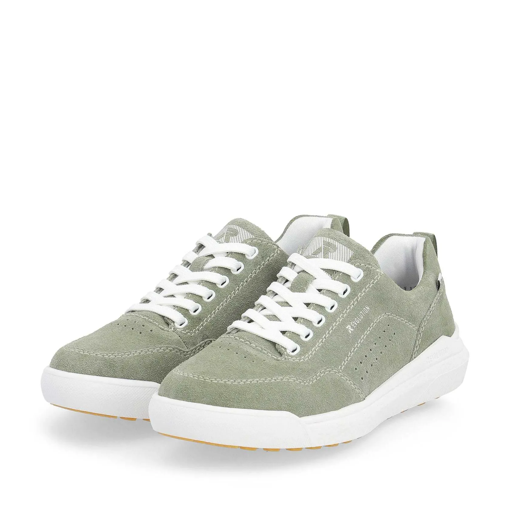 Rieker Colorful Styles-Women'S Sneaker Low Khaki