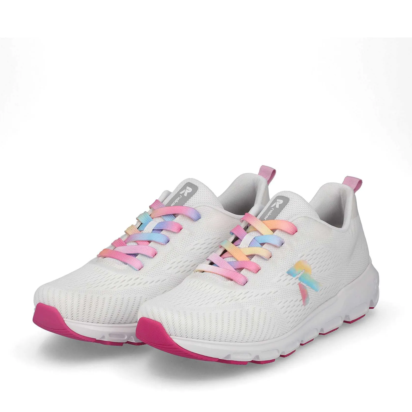 Rieker Sneakers-Women'S Sneaker Low Crystal White