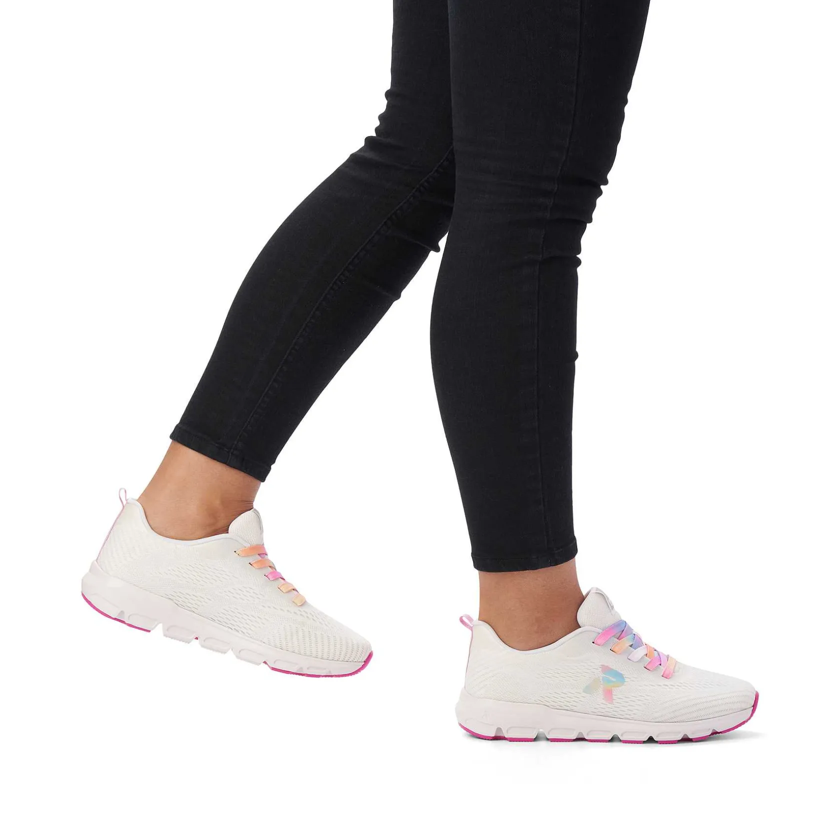 Rieker Sneakers-Women'S Sneaker Low Crystal White