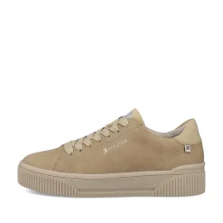 Rieker Sneakers-Women'S Sneaker Low Beige Brown