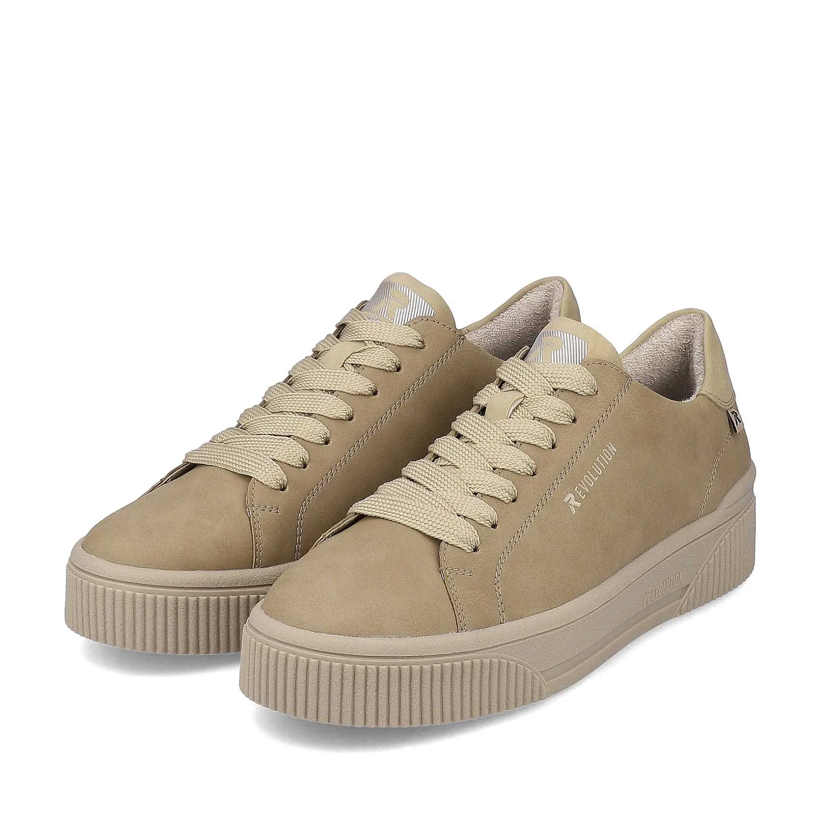 Rieker Sneakers-Women'S Sneaker Low Beige Brown