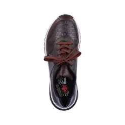 Rieker Sneakers-Women'S Sneaker Low Coffee Brown