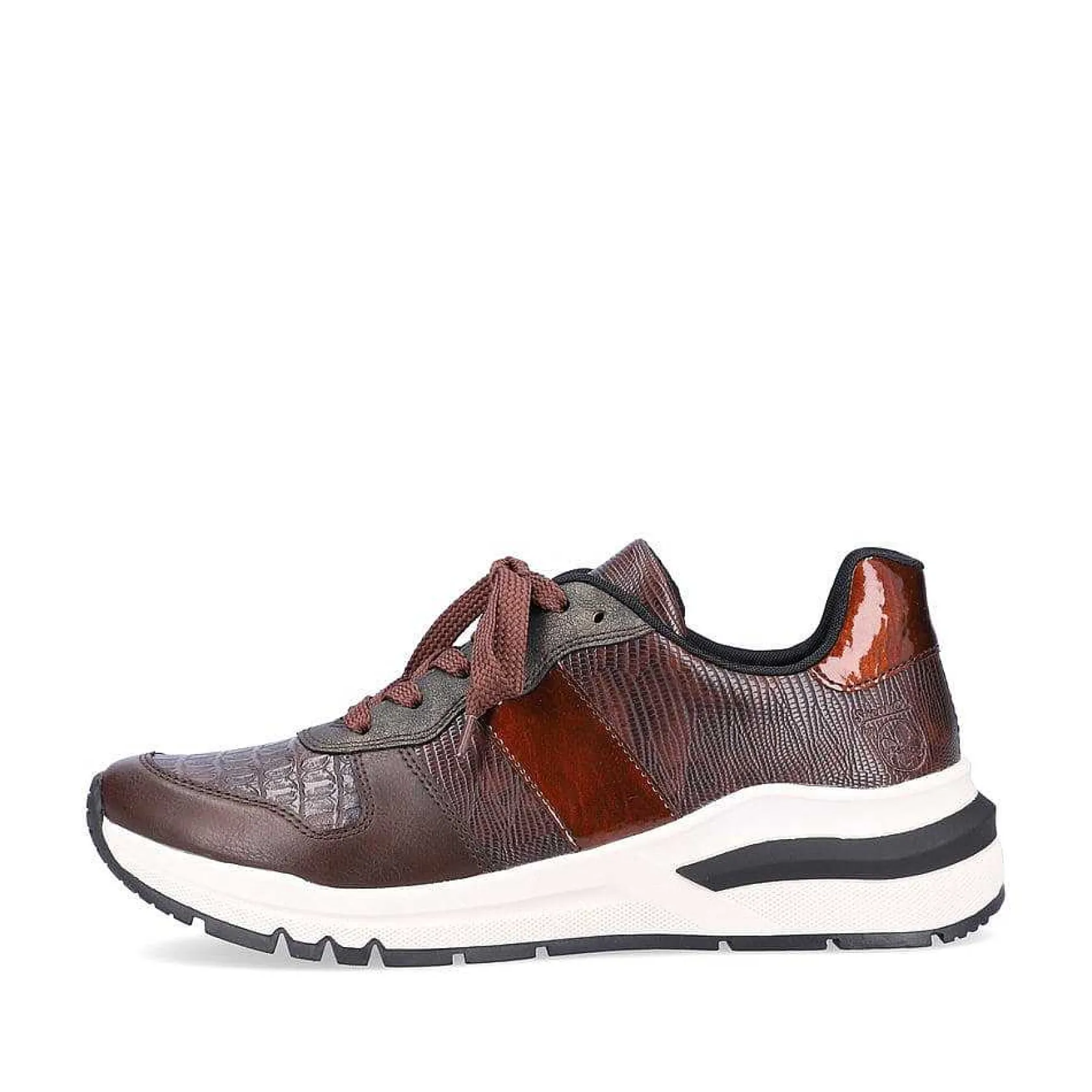 Rieker Sneakers-Women'S Sneaker Low Coffee Brown
