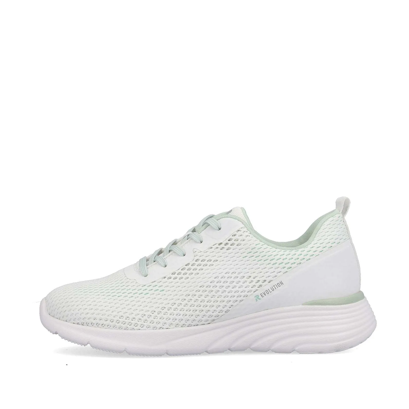 Rieker Sneakers-Women'S Sneaker Low Crystal White