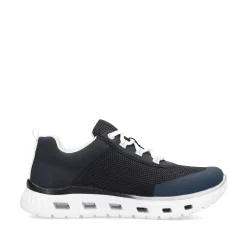Rieker Vegan-Women'S Sneaker Low Steel Blue