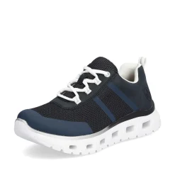 Rieker Vegan-Women'S Sneaker Low Steel Blue