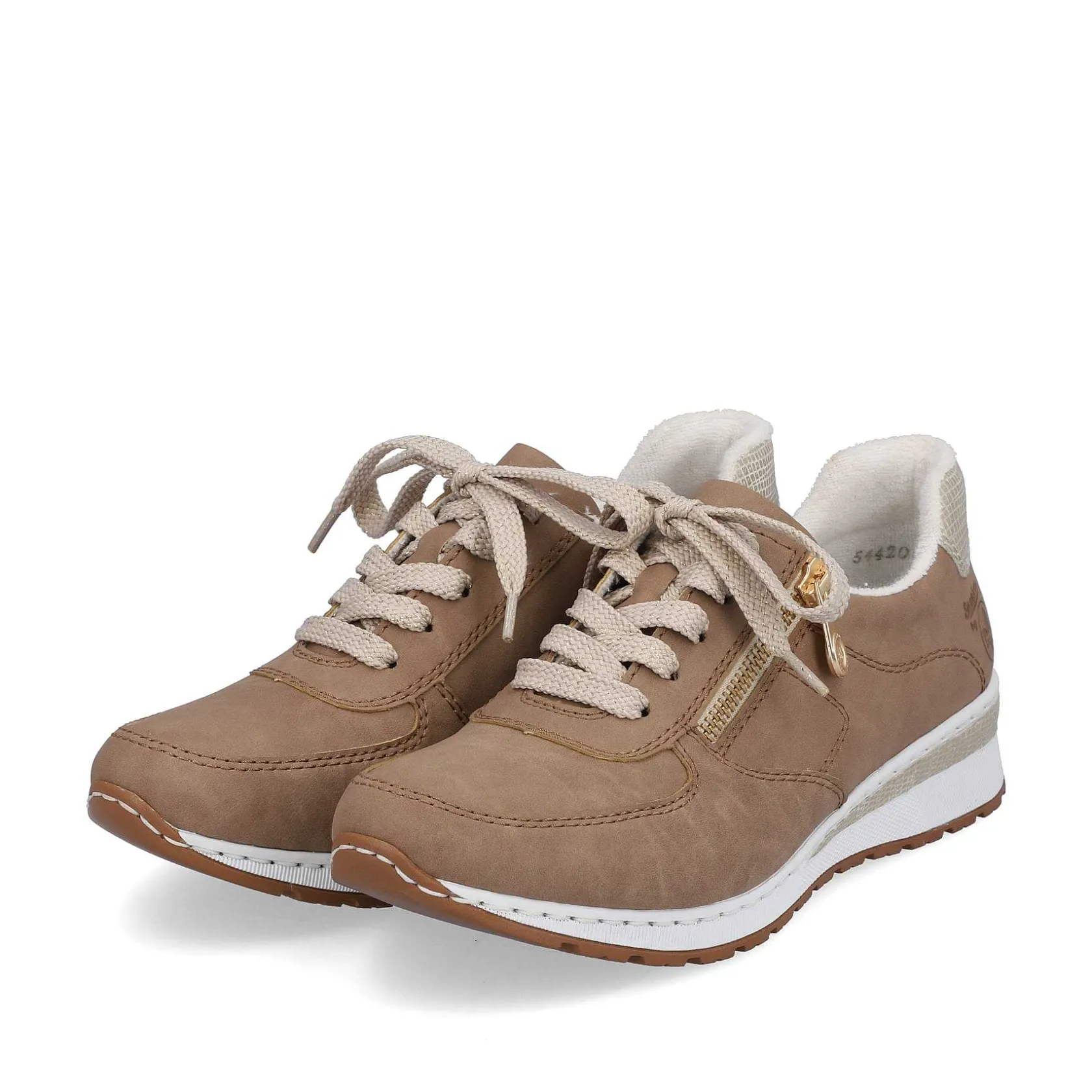 Rieker Sneakers-Women'S Sneaker Low Nut Brown