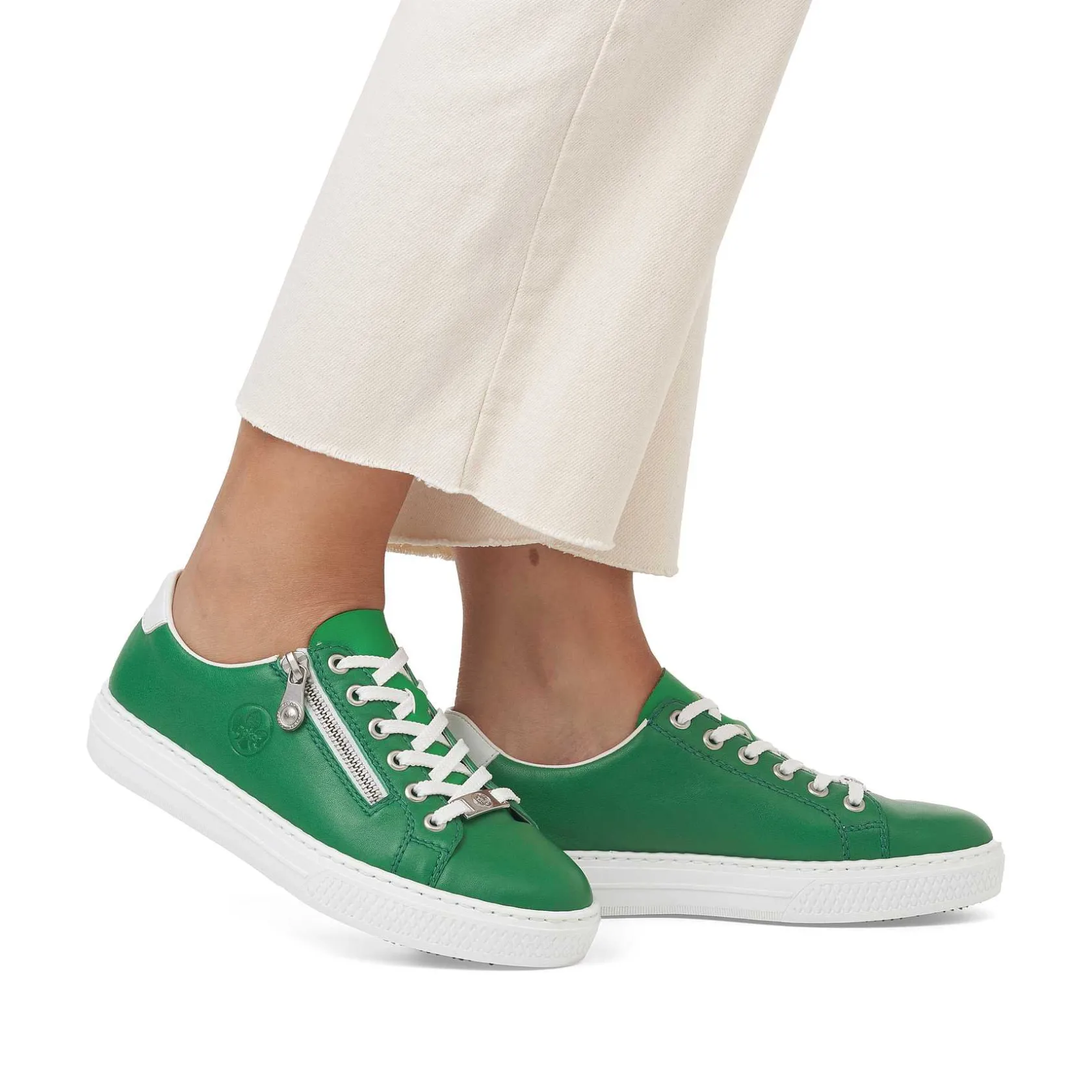Rieker Summer Shoes-Women'S Sneaker Low Grass Green