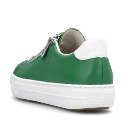 Rieker Summer Shoes-Women'S Sneaker Low Grass Green