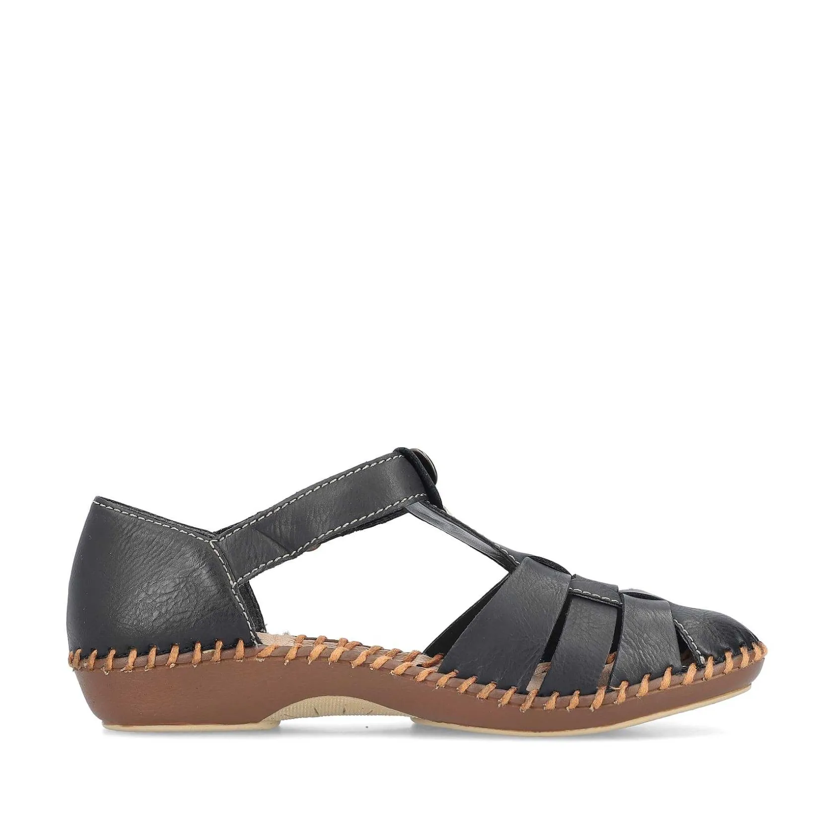 Rieker Sandals & Sandals-Women'S Strappy Sandals Midnight Black