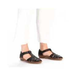 Rieker Sandals & Sandals-Women'S Strappy Sandals Midnight Black