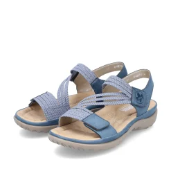 Rieker Vegan-Women'S Strappy Sandals Sky Blue