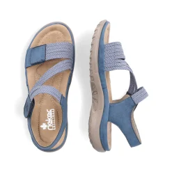 Rieker Vegan-Women'S Strappy Sandals Sky Blue