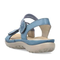 Rieker Vegan-Women'S Strappy Sandals Sky Blue