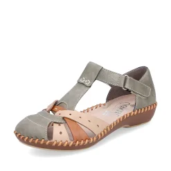 Rieker Sandals & Sandals-Women'S Strappy Sandals Mint Green-Beige