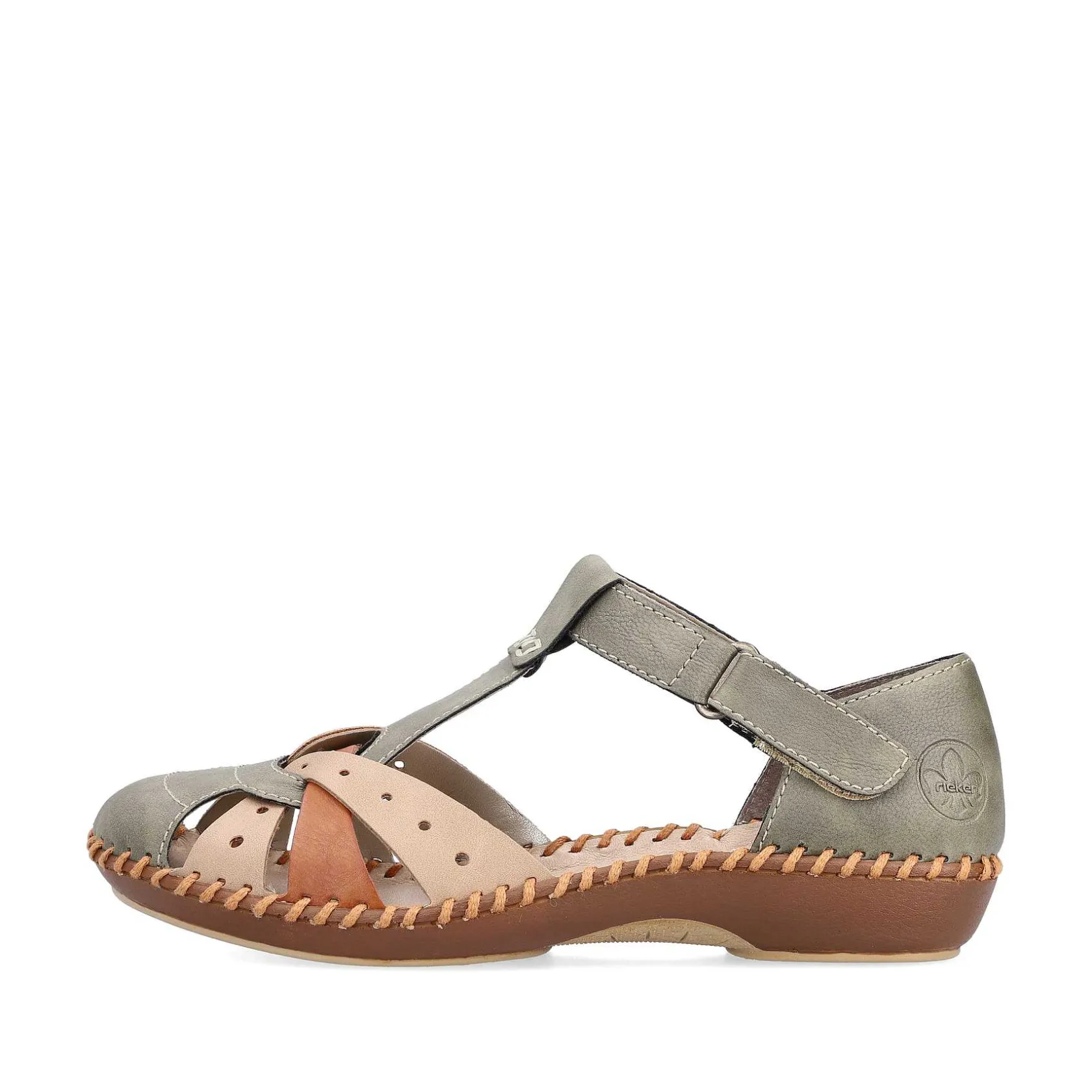 Rieker Sandals & Sandals-Women'S Strappy Sandals Mint Green-Beige