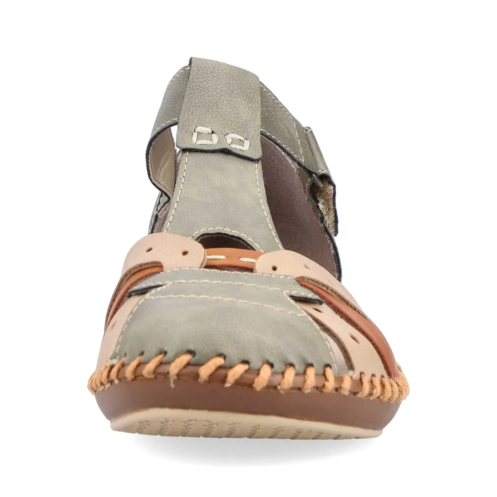 Rieker Sandals & Sandals-Women'S Strappy Sandals Mint Green-Beige