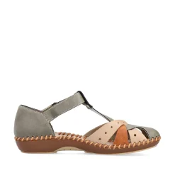 Rieker Sandals & Sandals-Women'S Strappy Sandals Mint Green-Beige
