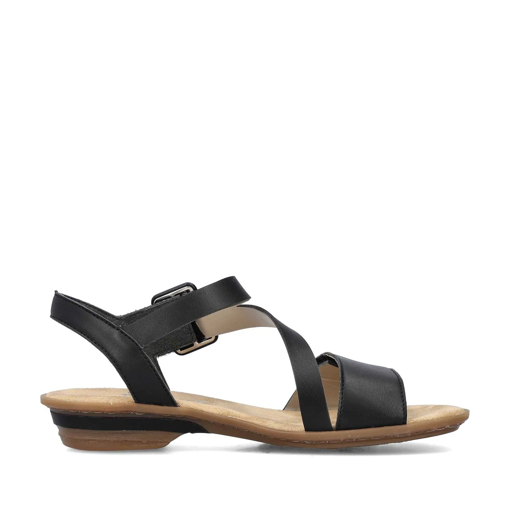 Rieker Sandals & Sandals-Women'S Strappy Sandals Night Black