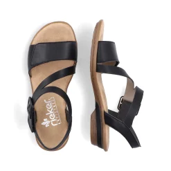 Rieker Sandals & Sandals-Women'S Strappy Sandals Night Black
