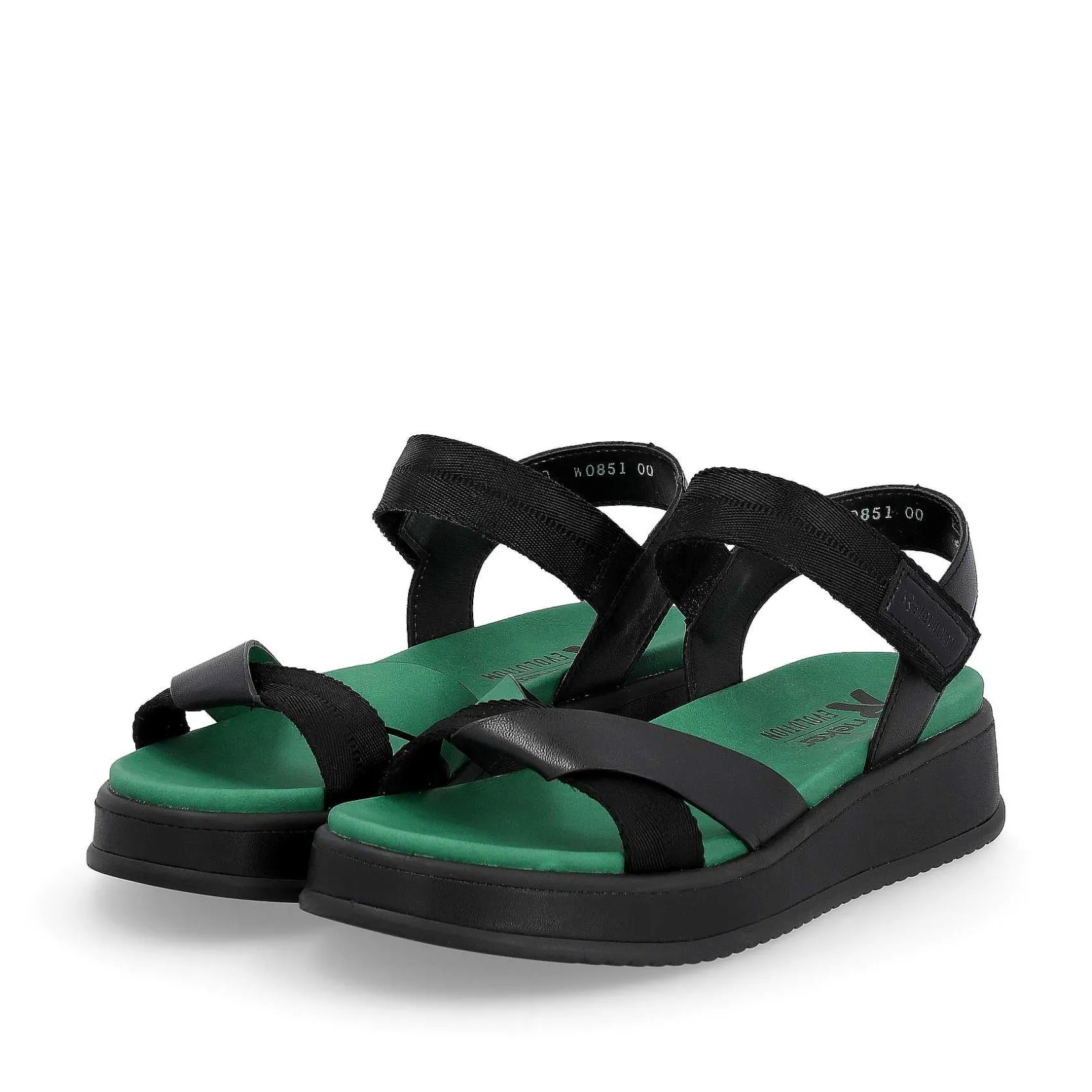 Rieker Sandals & Sandals-Women'S Strappy Sandals Night Black