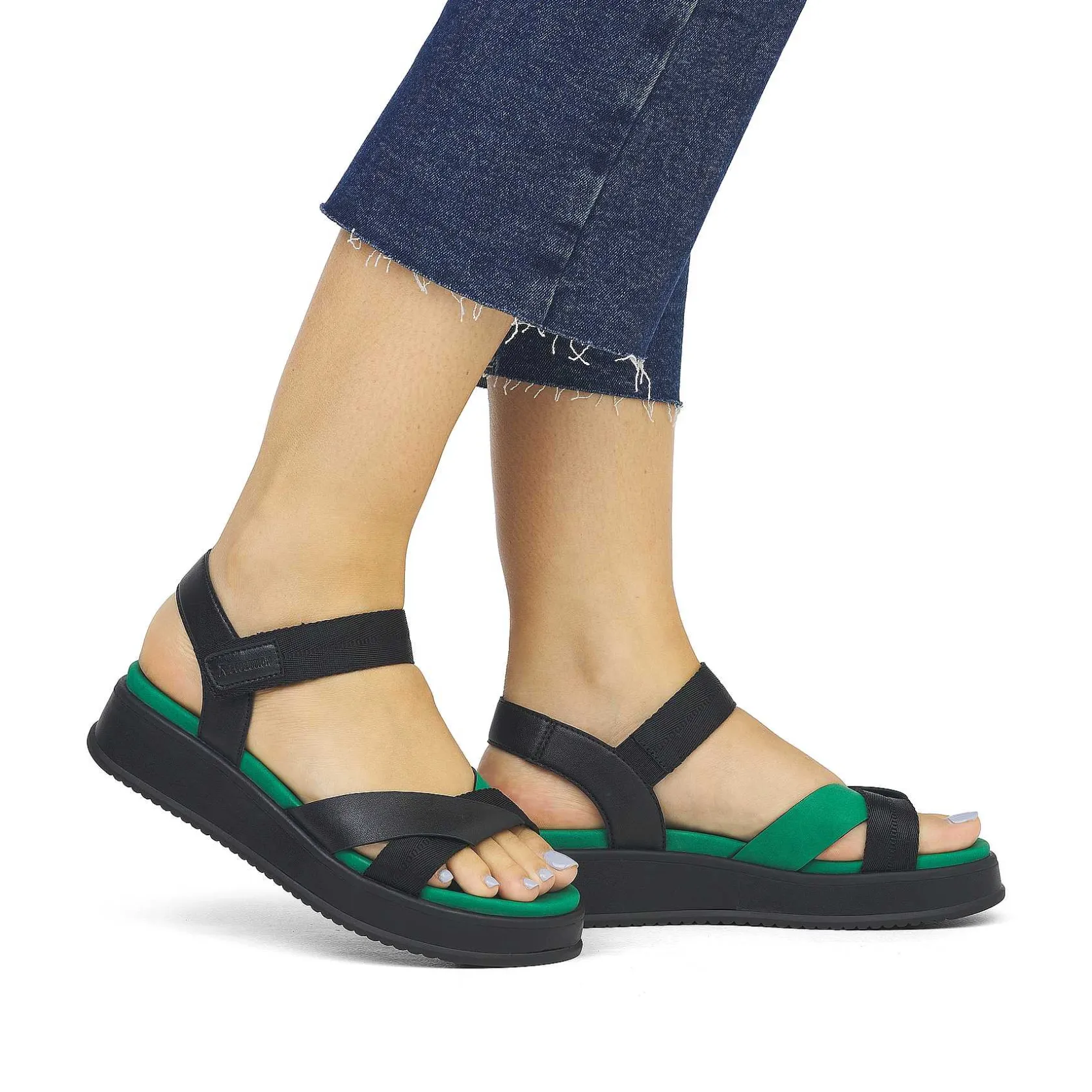 Rieker Sandals & Sandals-Women'S Strappy Sandals Night Black