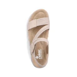 Rieker Sandals & Sandals-Women'S Strappy Sandals Light Beige