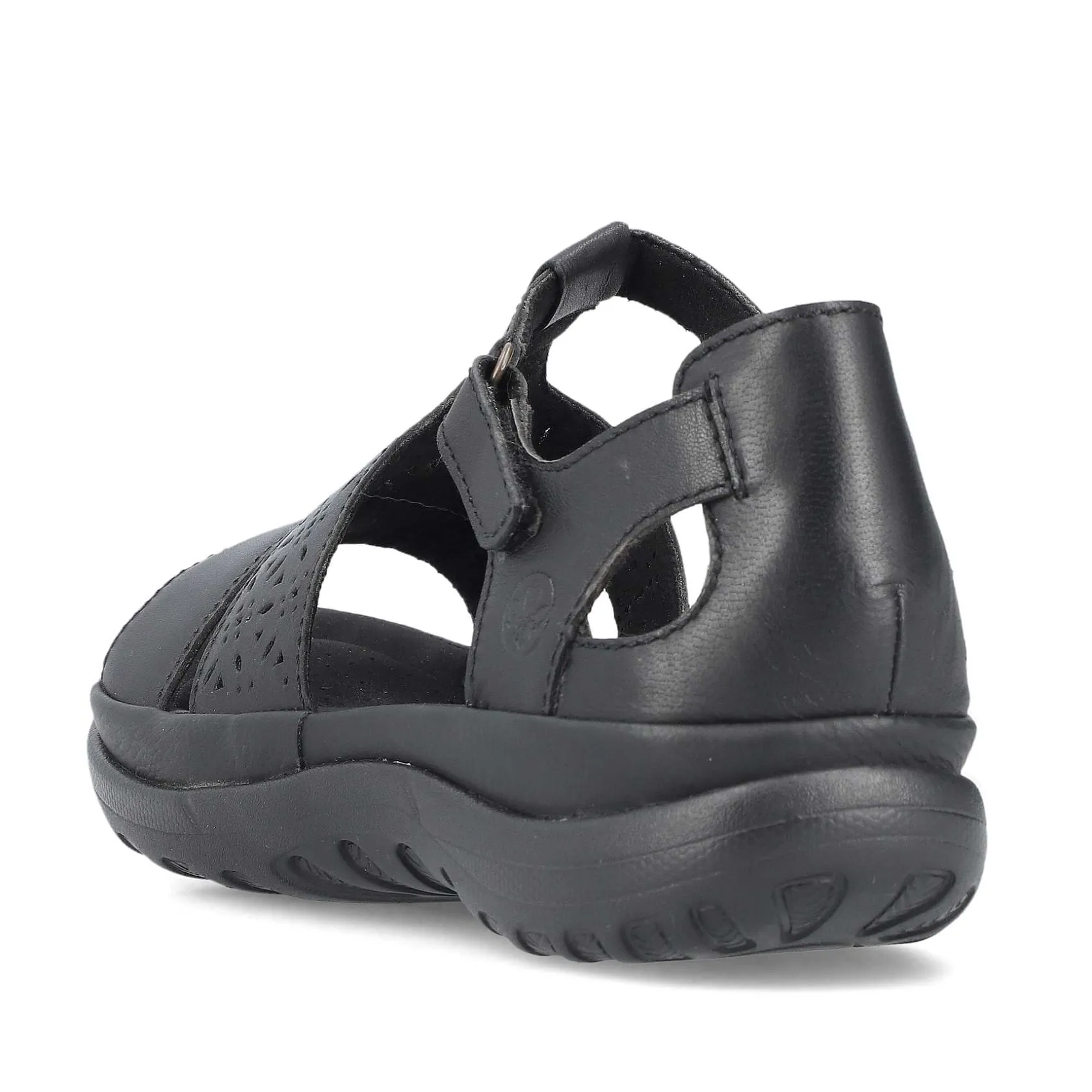 Rieker Sandals & Sandals-Women'S Strappy Sandals Glossy Black