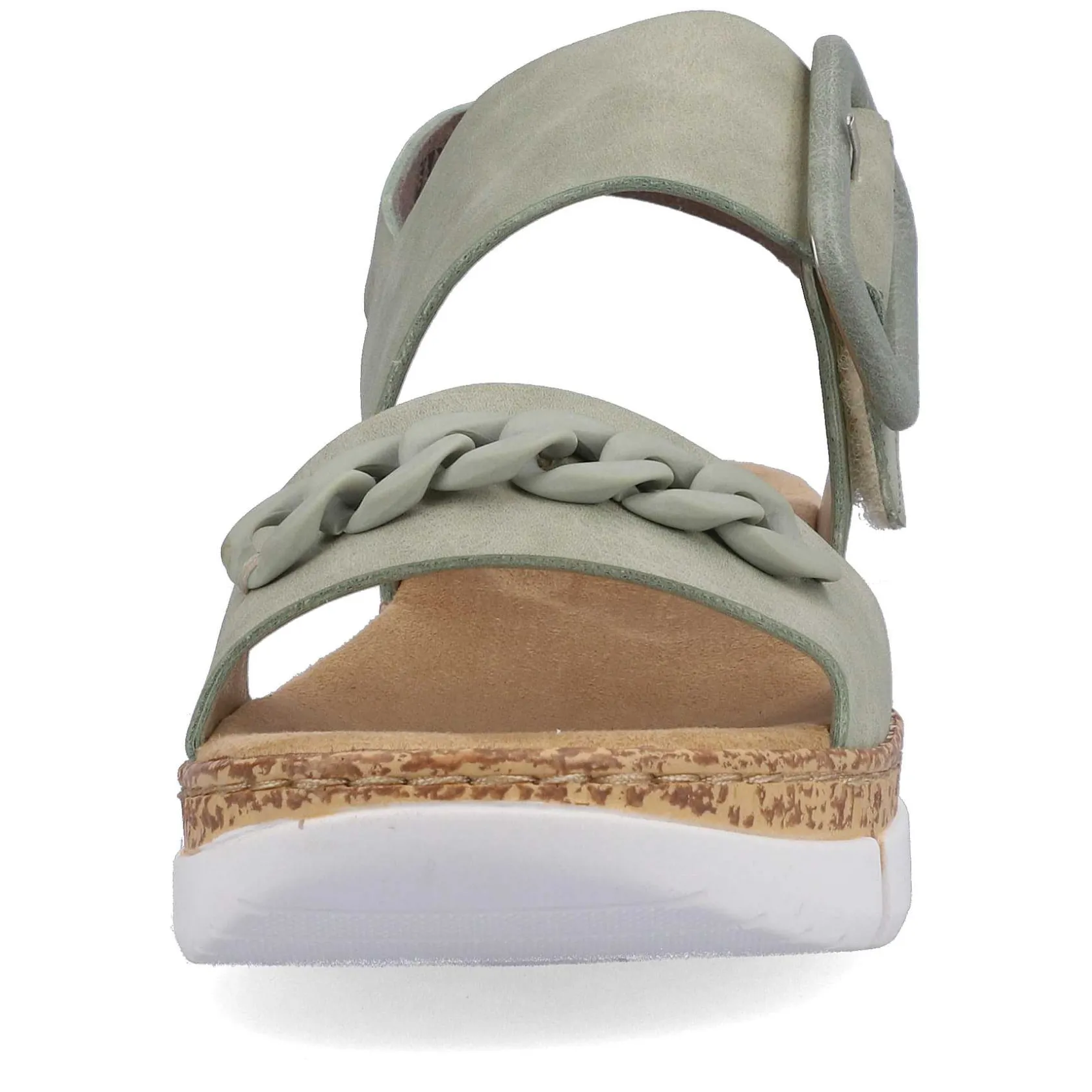 Rieker Summer Shoes-Women'S Strappy Sandals Mint Green